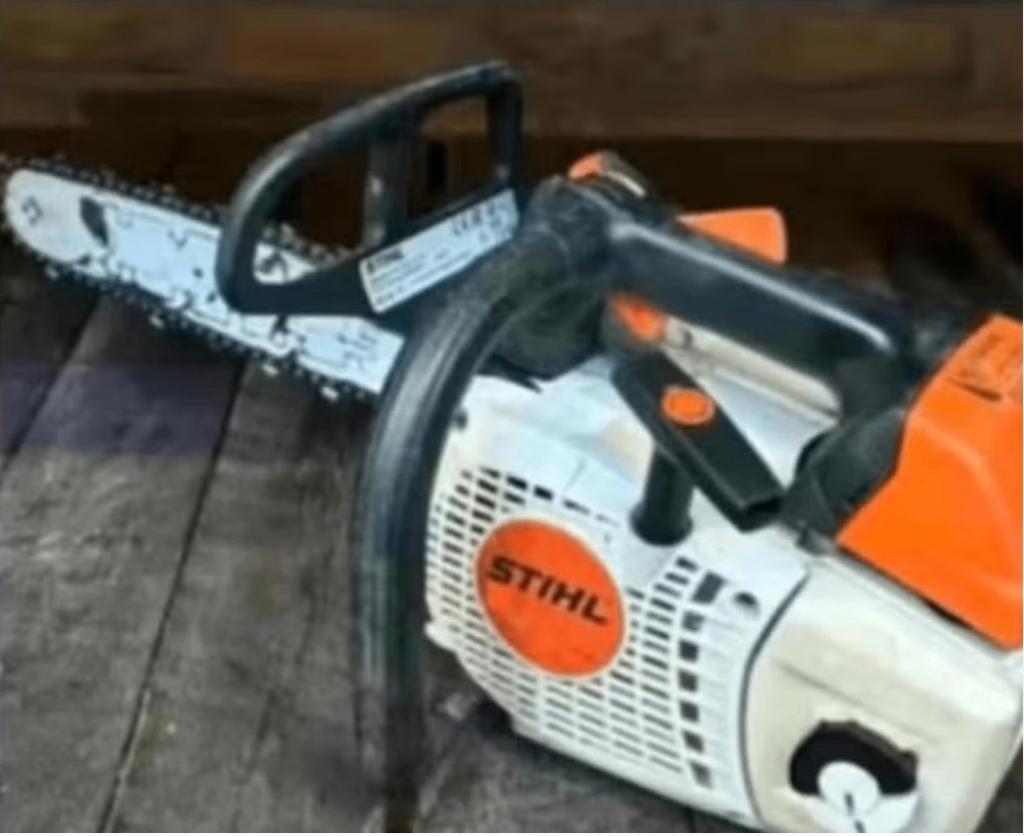 Stihl MS 201 TC kettingzaag, Bricolage & Construction, Outillage | Scies mécaniques, Enlèvement, Utilisé, Tronçonneuse