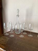 Fles met glazen, Ophalen, Zo goed als nieuw