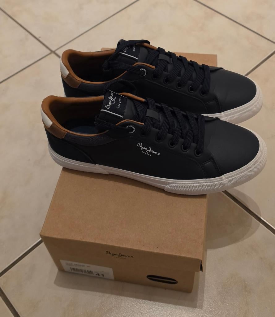 Pepe jeans 41, Vêtements | Hommes, Chaussures, Comme neuf, Enlèvement, Bleu, Baskets