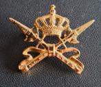 baretspeld of kraagembleem Koninklijke Militaire School, Verzamelen, Ophalen of Verzenden