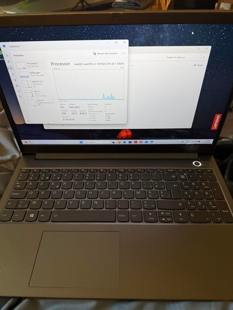 Lenovo thinkbook - i5 - 16gb - 480gb ssd, Ophalen, 15 inch, Zo goed als nieuw, SSD
