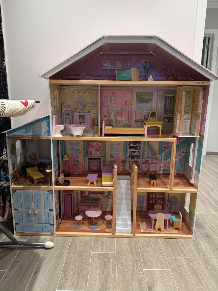 Poppenhuis Kidkraft, Kinderen en Baby's, Speelgoed | Poppenhuizen, Zo goed als nieuw, Poppenhuis, Ophalen
