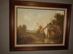 Watermolen zicht, Antiek en Kunst, Kunst | Schilderijen | Klassiek, Ophalen