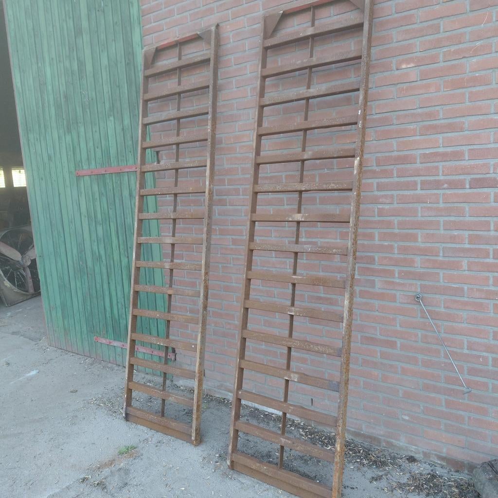 Oprijbalken, Ophalen