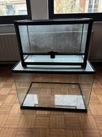 2 terraria 51x26x31 en 60x40x39, Dieren en Toebehoren, Ophalen, Gebruikt, Terrarium of Paludarium