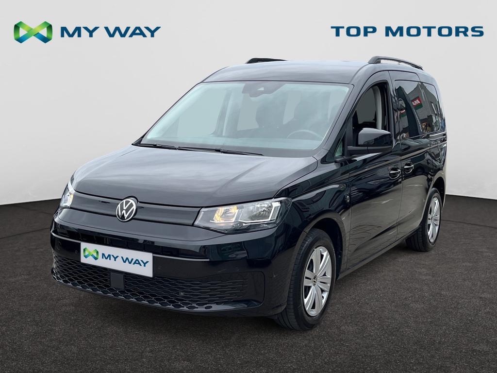Volkswagen Caddy AUTOMAAT*114PK*CARPLAY*SENSOREN*AIRCO*WEINI, Automaat, Caddy Combi, Zwart, 151 g/km