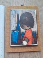 Retro plankje op jutteplankje Jaklien Moerman, Ophalen of Verzenden