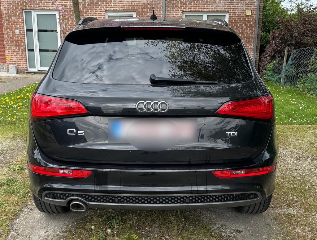 Audi q5 sline 2.0 tdi bwj 2015 zwart, Autos, Audi, Particulier, Q5, ABS, Phares directionnels, Régulateur de distance, Airbags