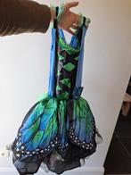 Carnaval vlinderkostuum mt 158, Ophalen of Verzenden, Zo goed als nieuw, 158 t/m 164, Meisje