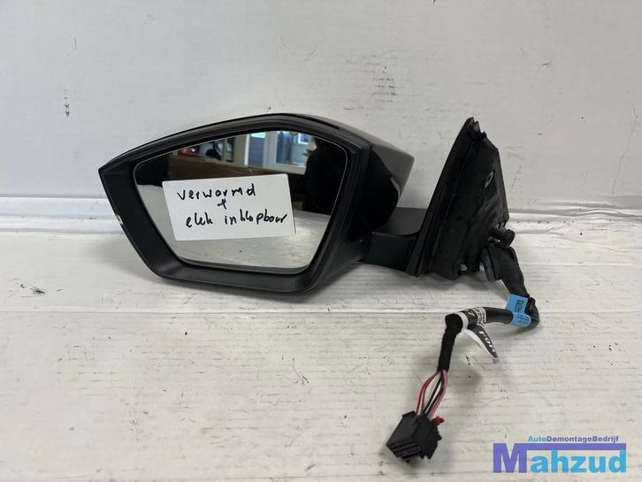 SKODA OCTAVIA 4 COMBI STATION RS zwart links spiegel 2019+, Autos : Pièces & Accessoires, Rétroviseurs, Skoda, Utilisé