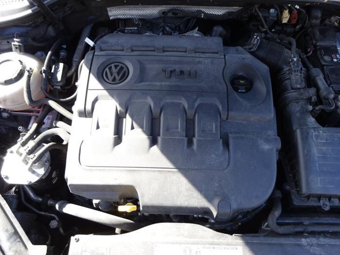 Motor van een Volkswagen Golf, Auto-onderdelen, Motor en Toebehoren, Volkswagen, Gebruikt, 3 maanden garantie, Ophalen of Verzenden