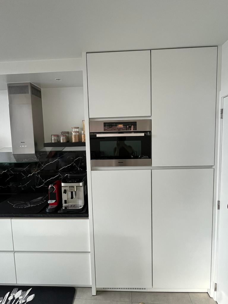 Keuken te koop wegens aankoop nieuwe keuken, Huis en Inrichting, Ophalen, Gebruikt, Wit, Overige typen
