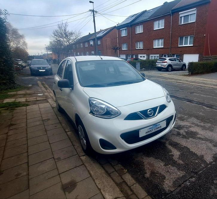 Nissan Micra1.2l essence 12 mois de garantie, Auto's, Nissan, Bedrijf, Micra, Airconditioning, Bluetooth, USB, Benzine, 5 deurs