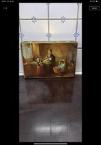 Antieke blikken doos prima staat, Verzamelen, Ophalen, Zo goed als nieuw