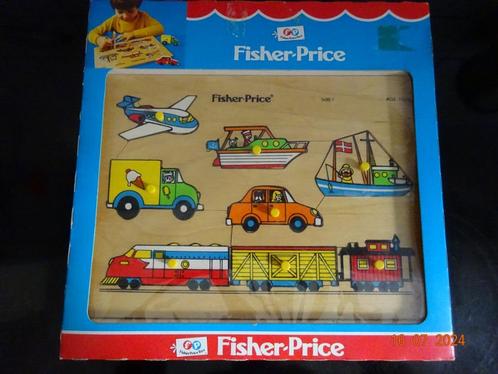 Vintage Fisher Price Lift Out puzzel Transport thema 1970's, Kinderen en Baby's, Speelgoed | Fisher-Price, Ophalen of Verzenden