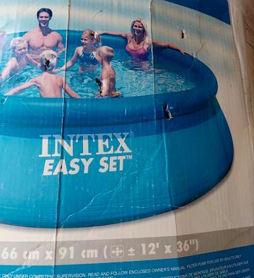 Zwembad Intex Easy Set 366cm x 91cm+ filter pomp 