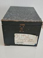 antiek kartonnen opbergdoos archiefdoos, Ophalen of Verzenden