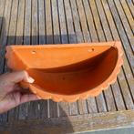 Wand/hangbloempot in terracotta, Tuin en Terras, Bloempotten, Gebruikt, Minder dan 40 cm, Terracotta, Ophalen