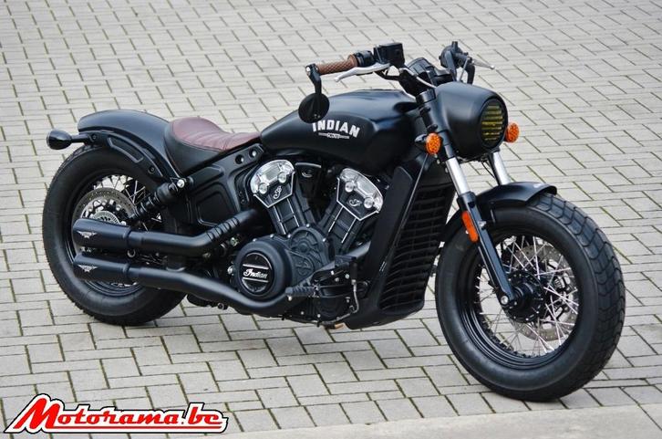 Indian Scout Bobber - 2024 - 2000 km @Motorama, Motoren, Motoren | Overige merken, Bedrijf, Chopper, meer dan 35 kW, 2 cilinders