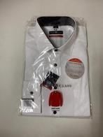 wit mannenhemd (nieuw - nog in de verpakking), Enlèvement, Neuf, Blanc, Tour de cou 43/44 (XL)