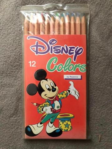 12 crayons de couleur Disney 17 cm