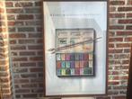 PosterLACOSTE fotojaar70-24 farben zum ausmalen der freizeit, Antiek en Kunst, Ophalen