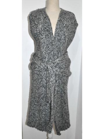 System - kerville -Cardigan sans manches gris chiné T:L beschikbaar voor biedingen