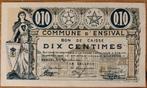 Noodgeld 10c ENSIVAL 1914, Los biljet, Ophalen