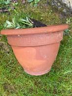 Terracotta pot, Tuin en Terras, Ophalen, Gebruikt, Rond