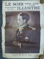 Le Soir Illustré Léopold III , Roi des Belges funérailles du, Verzamelen, Ophalen of Verzenden, Gebruikt, Tijdschrift of Boek