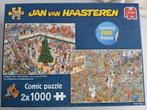 4 dozen Puzzels Jan van Haasteren 2 x 1000 stukjes, Hobby en Vrije tijd, Ophalen, 500 t/m 1500 stukjes, Zo goed als nieuw, Legpuzzel