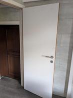 Porte moderne bois blanc à donner 80 x 200, Ophalen, Gebruikt, 80 tot 100 cm, 200 tot 215 cm