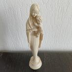 Antiek beeldje Maria met kind., Ophalen of Verzenden, Beeld(je)