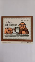 Cuvée de St Antoine, étiquettes (42), Collections, Marques de bière, Comme neuf, Enlèvement ou Envoi