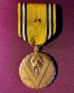 Belgische Herinneringsmedaille WO II 1940-1945, Verzamelen, Ophalen of Verzenden, Overige soorten, Lintje, Medaille of Wings