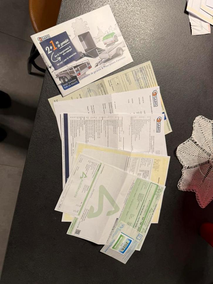 ️ Remorque SARIS C3000 – Benne basculante 3T – 2019, Autos : Divers, Remorques, Utilisé, Enlèvement