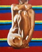 Peinture « Figure féminine », Enlèvement ou Envoi
