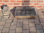 Inox BBQ rooster, Inox houtkoolkorf, vuurvaste stenen, Tuin en Terras, Houtskoolbarbecues, Ophalen, Gebruikt