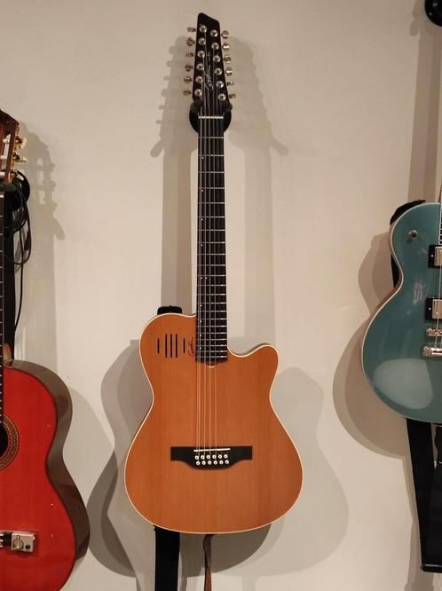Godin A12 12-String NT SG Natural Semigloss- Finish, Muziek en Instrumenten, Snaarinstrumenten | Gitaren | Elektrisch, Zo goed als nieuw