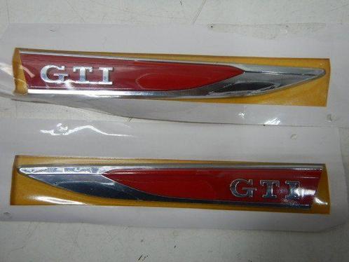 VW Polo 2G GTI Emblemen Logo's Stickers Zijscherm Links+Rech, Auto-onderdelen, Carrosserie, Volkswagen, Gebruikt, Ophalen of Verzenden