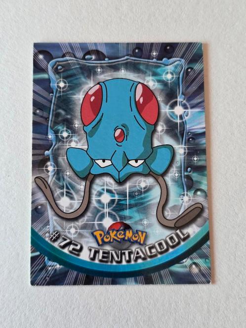 Ruilkaart Topps Pokémon #72 Tentacool AN, Hobby en Vrije tijd, Verzamelkaartspellen | Pokémon, Gebruikt, Losse kaart