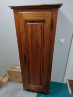 Hoge kolomkast in massief hout (Echt antiek!), Enlèvement, Utilisé