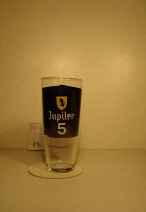 Verre N26 – Jupiler 5 – 0,25 cl., Collections, Marques de bière, Neuf, Verre ou Verres, Jupiler, Enlèvement ou Envoi