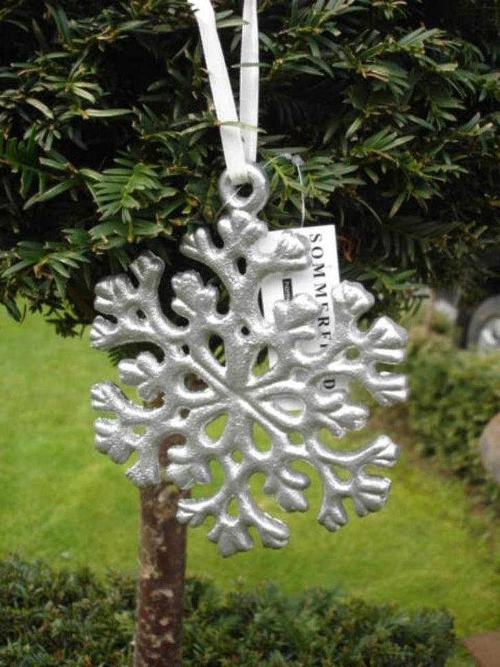 gietijzeren kerstbal, ijsvlokken, set van 10 stuks, Diversen, Kerst, Nieuw, Ophalen of Verzenden