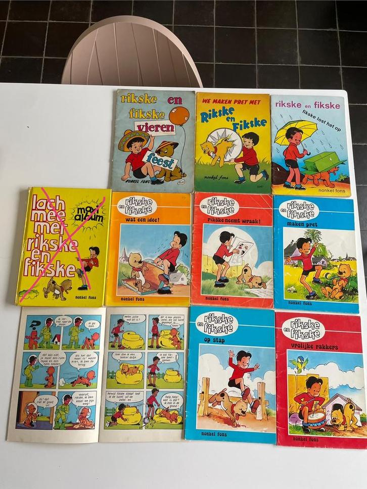 Rikske en Fikske, Boeken, Stripverhalen, Gelezen, Ophalen of Verzenden