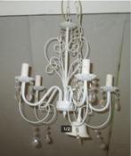 Nieuwe Belletjes Luchter in metaal en glas - 40cm, Huis en Inrichting, Ophalen of Verzenden, Zo goed als nieuw, Glas