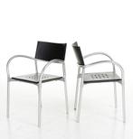 2 Grijze Carlo Bartoli stolar Segis Breeze design stoelen, Ophalen