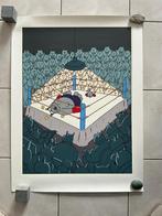 Zeefdruk van Geluck the Cat, de boksring., Ophalen of Verzenden, Zo goed als nieuw