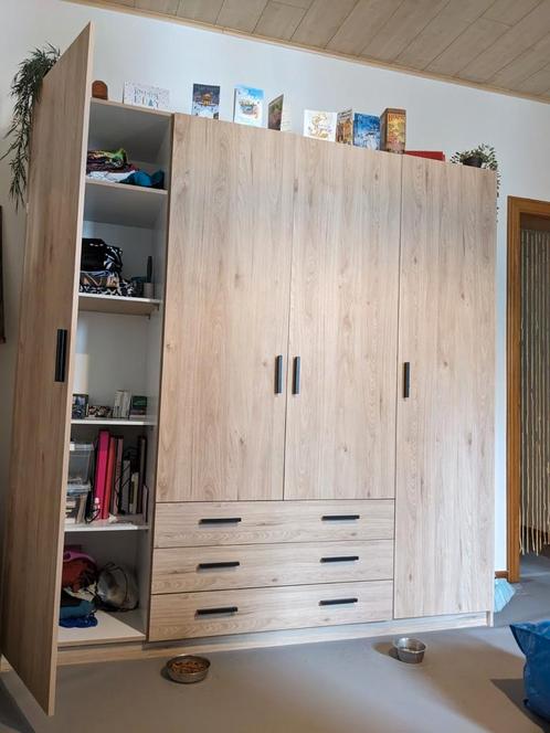 Kledingkast lichtbruin hout Leen Bakker, Huis en Inrichting, Kasten | Kleerkasten, Zo goed als nieuw, Ophalen of Verzenden