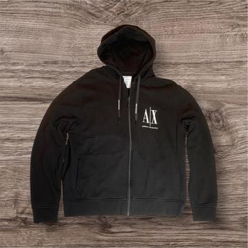Armani Exchange Zwarte Heren Hoodie - Maat M beschikbaar voor biedingen